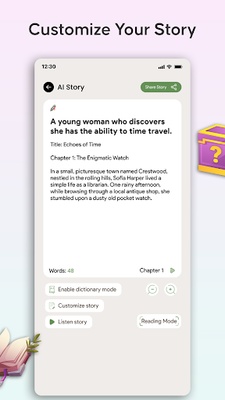 Storypad - AI Story generator screenshot 1