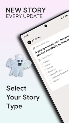 Storypad - AI Story generator screenshot 1