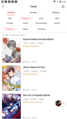 MangaToon (Español) screenshot 1