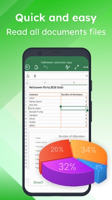 Edit Excel Spreadsheets Reader screenshot 1