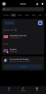 Revolut screenshot 1