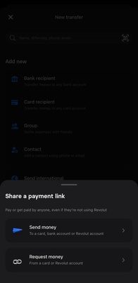Revolut screenshot 1