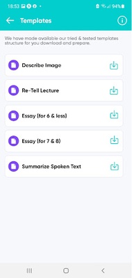 AlfaPTE - PTE Practice App screenshot 1