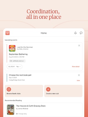 Bookclubs screenshot 1