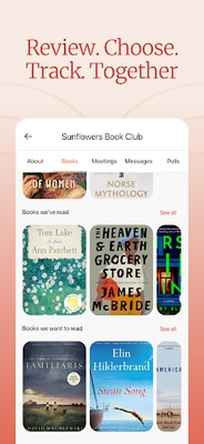 Bookclubs screenshot 1