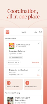 Bookclubs screenshot 1