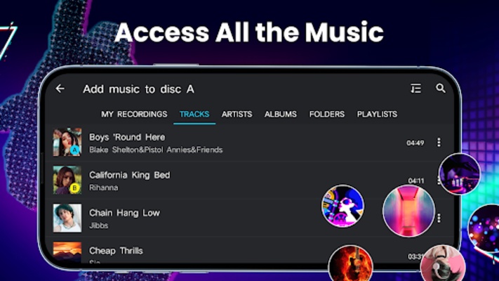 DJ Music mixer - DJ Mix Studio screenshot 1