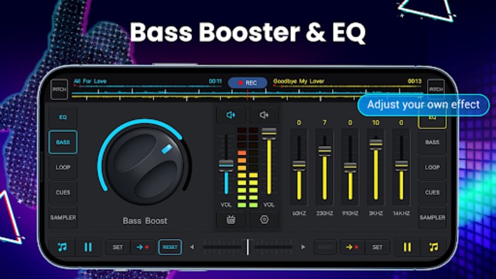 DJ Music mixer - DJ Mix Studio screenshot 1