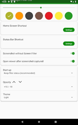 Bluelight Filter Lite screenshot 1