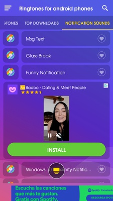 Ringtones for android phones screenshot 1