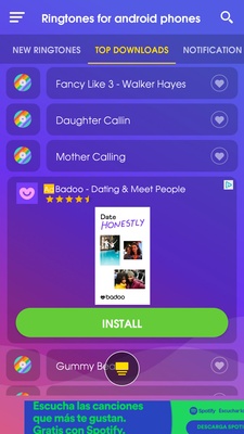 Ringtones for android phones screenshot 1