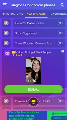 Ringtones for android phones screenshot 1