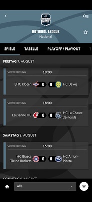 Swiss Ice Hockey screenshot 1